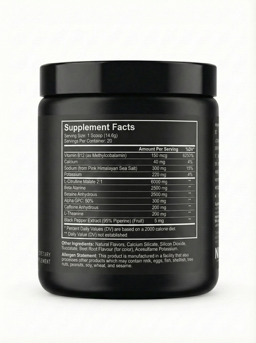 Otter's Blood Pre-Workout